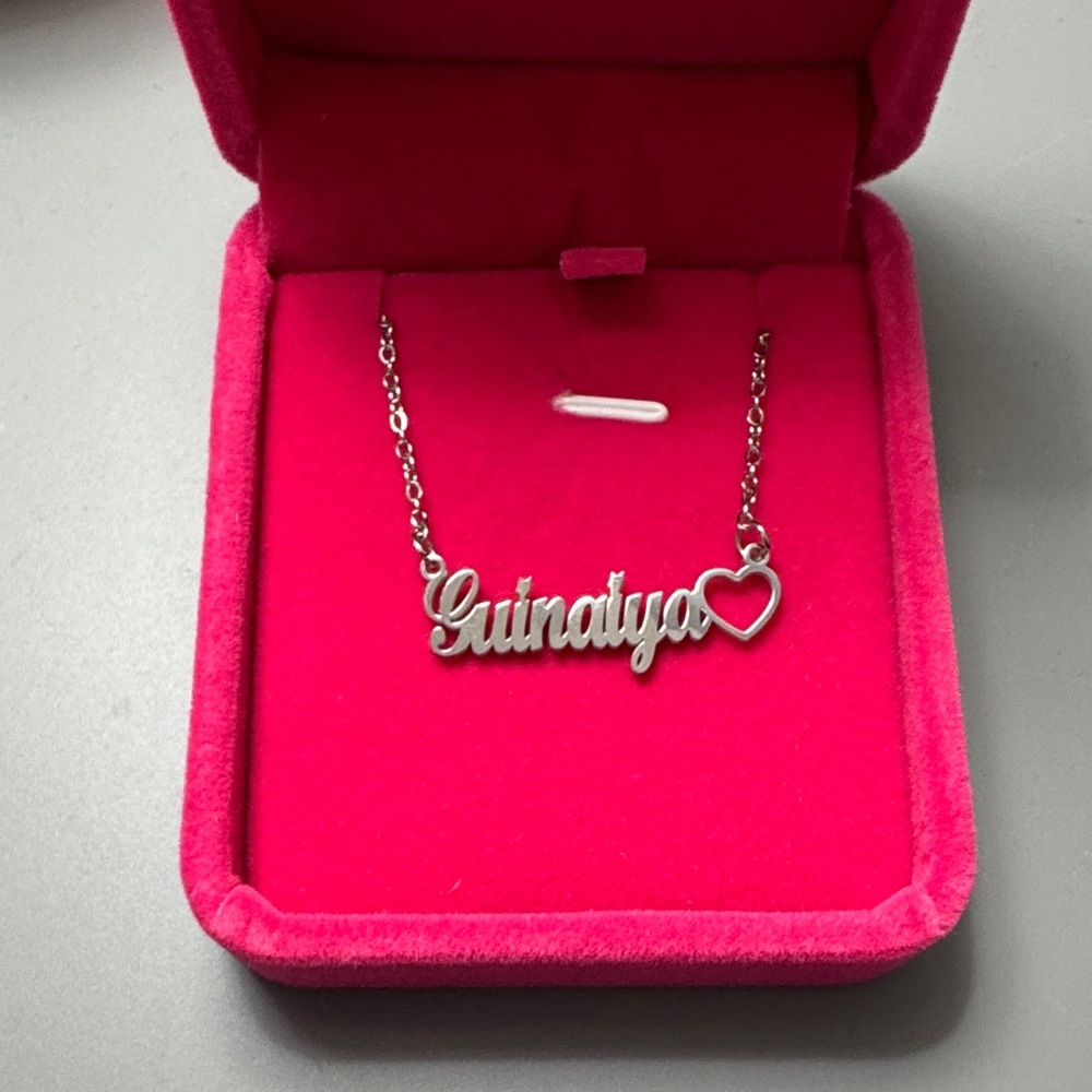 Silver Chamorro “Guinaiya” Guam Necklace